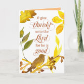 Religiöse Erntedank Bibelbibliotheken Chroniken Karte (Vorderseite)