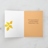 Religiöse Erntedank Bibelbibliotheken Chroniken Karte (Innenseite)