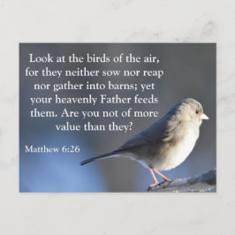 Religiöse Förderung Postkarte