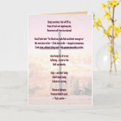 Religiöse Form-Poesie Karte (Gelbe Blume)