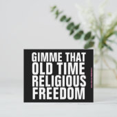 Religiöse Freiheit Christliche Postkarten (Stehend Vorderseite)
