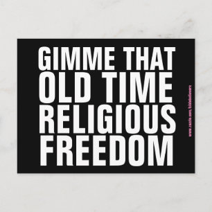Religiöse Freiheit Christliche Postkarten