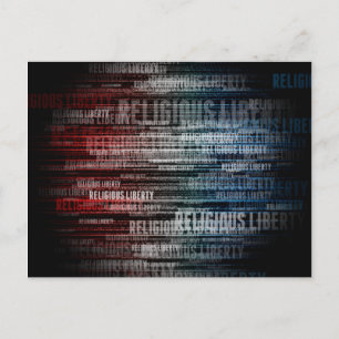 Religiöse Freiheit Postkarte