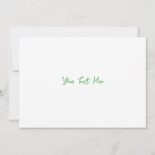 Religiöse frohe Weihnachten Christliche Fischschri Karte (Rückseite)