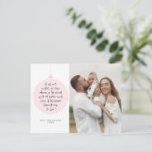 Religiöse, frohe Weihnachten, Christliches Foto Postkarte (Stehend Vorderseite)