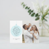 Religiöse, frohe Weihnachten, Christliches Foto Postkarte (Stehend Vorderseite)