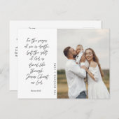 Religiöse, frohe Weihnachten, Christliches Foto Postkarte (Vorne/Hinten)