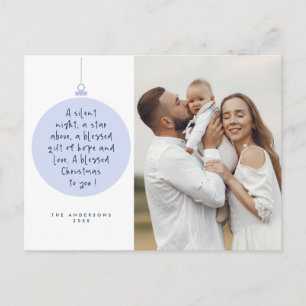 Religiöse, frohe Weihnachten, Christliches Foto Postkarte