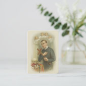 Religiöse Gebets-Geburt St. Gerard Majella Visitenkarte (Stehend Vorderseite)
