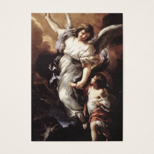 Religiöse Gebetswächter Angel Holy Card (Vorderseite)