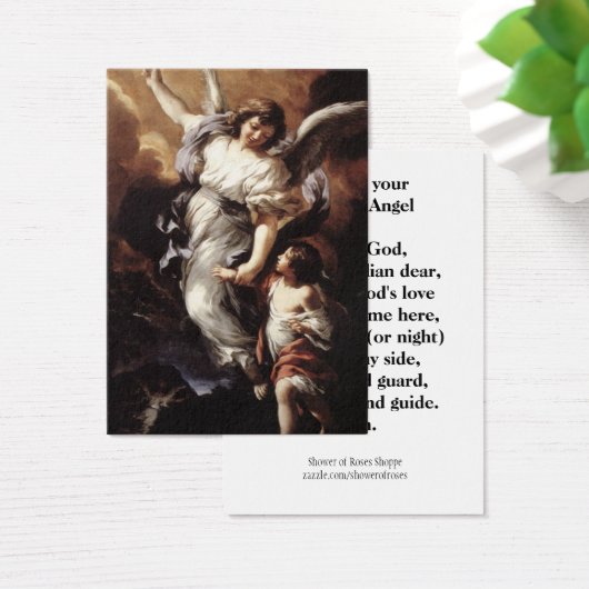 Religiöse Gebetswächter Angel Holy Card (Schreibtisch)