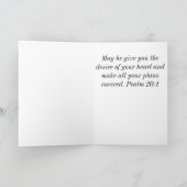 Religiöse Geburtskarte Karte (Innenseite)