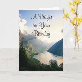 Religiöse Geburtskarte Karte (Gelbe Blume)