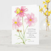 Religiöse Geburtstagsbibliotheksschrift Matthew-Bl Karte (Gelbe Blume)