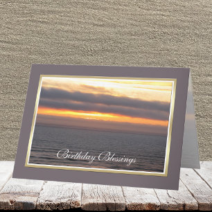 Religiöse Geburtstagskarte — religiöser Segen Karte