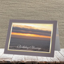 Religiöse Geburtstagskarte — religiöser Segen