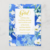 Religiöse Geburtstagskurse Postkarte (Vorderseite)