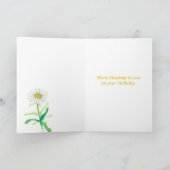 Religiöse Geburtstagsschrift Deuteronomie-Blume Karte (Innenseite)