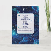 Religiöse Geburtstagsstars Karte (Vorderseite)