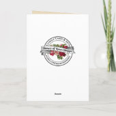 Religiöse gesegnete Jungfrau Mary Jesus Floral Karte (Rückseite)