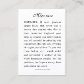 Religiöse gesegnete Jungfrau Mary Jesus Lamb Rose Visitenkarte (Rückseite)