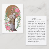 Religiöse gesegnete Jungfrau Mary Jesus Lamb Rose Visitenkarte (Vorne/Hinten)