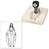 Religiöse gesegnete Jungfrau Mary Katholic Rubber  Gummistempel (Stempel)
