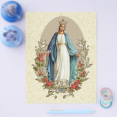 Religiöse gesegnete Jungfrau Mary Katholische Rote Flyer (Einzeln)