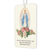 Religiöse gesegnete Jungfrau Mary katholisches Geb Autolufterfrischer (Links)