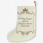 Religiöse gesegnete Jungfrau Mary katholisches Geb Kleiner Weihnachtsstrumpf (Rückseite)