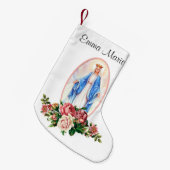 Religiöse gesegnete Jungfrau Mary katholisches Geb Kleiner Weihnachtsstrumpf (Vorderansicht (hängend))