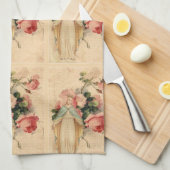 Religiöse gesegnete Jungfrau-Mutter-Mary-Rosen Geschirrtuch (Viertel Falte)