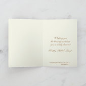 Religiöse gesegnete Mutter Mary Baby Jesus Karte (Innenseite)