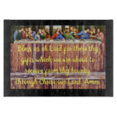 RELIGIÖSE GLAS-SCHNITTSTELLE SCHNEIDEBRETT (Vorderseite)