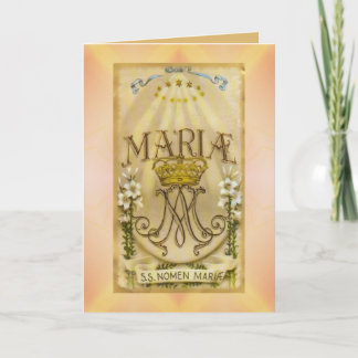 Religiöse Gruß-Karten-Mary-Jungfrau Karte