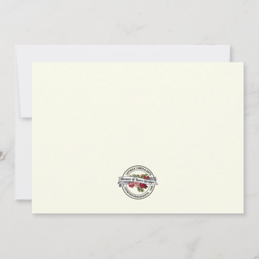 Religiöse Guadalupe Jungfrau Mary Condolence Dankeskarte (Rückseite)