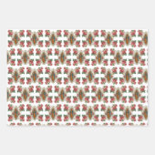 Religiöse Guadalupe Jungfrau Mary Floral Rose  Geschenkpapier Set (Vorderseite 2)