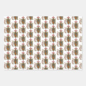 Religiöse Guadalupe Jungfrau Mary Floral Rose Wrap Geschenkpapier Set (Vorderseite 3)