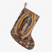 Religiöse Guadalupe Jungfrau Mary Katholisches Geb Kleiner Weihnachtsstrumpf (Vorderansicht (hängend))