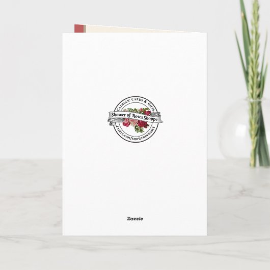 Religiöse Guardian Angel Gebet Junge Mädchen Karte (Rückseite)