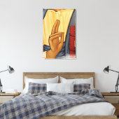 Religiöse Hand Signal Art Leinwanddruck (Insitu (Schlafzimmer))