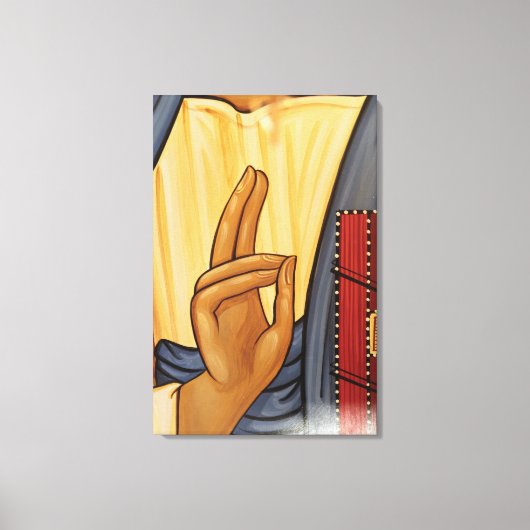 Religiöse Hand Signal Art Leinwanddruck (Vorderseite)