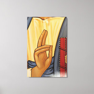 Religiöse Hand-Signal-Kunst Leinwanddruck