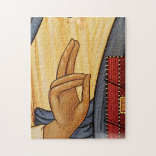 Religiöse Hand-Signal-Kunst Puzzle