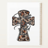 Religiöse "He is Risen" Planner Notebook Planer (Rückseite)