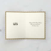 Religiöse Heilige Familie Drei Herzgebet Karte (Innenseite)