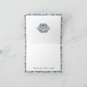 Religiöse Heilige Familie Elegant Dankeskarte (Innenseite)