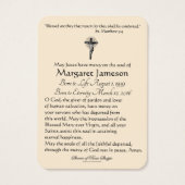 Religiöse Heilige Familie Jesus Mary Beerdigung Ge (Rückseite)