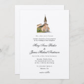 Religiöse Hochzeit Einladung (Vorne/Hinten)