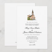 Religiöse Hochzeit Einladung (Vorne/Hinten)